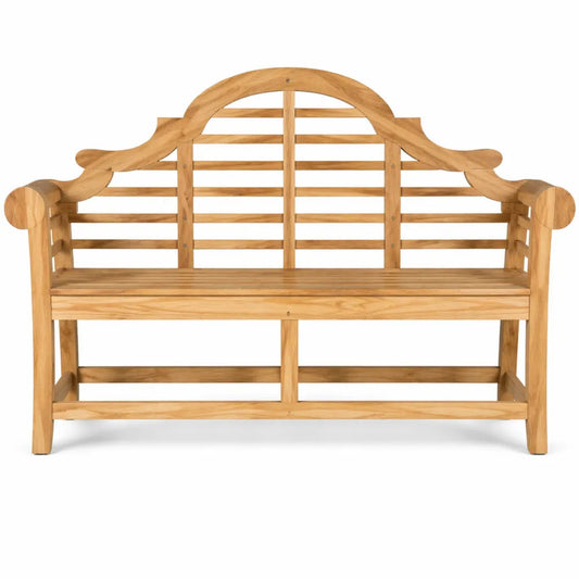 Banc en bois de teck pour extérieur 150 cm