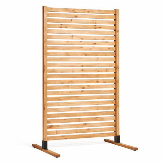 Écran de Confidentialité Bois Extérieur, 91x186 cm, Paravent Autoportant