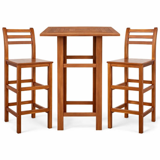 Table haute avec tabourets pour intérieur et extérieur