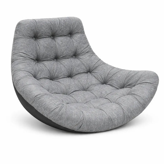 Coussin pour Chaise Suspendue 100x120 cm, Gris, Usage Extérieur/Intérieur