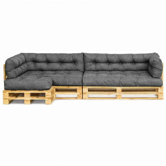 Ensemble de coussins imperméables pour canapé de jardin
